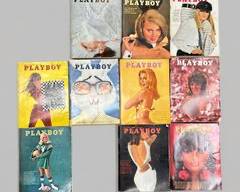Vintage 1967 Playboy Entertainment Adult Magazine Almost Complete Calendar Year Missing January and October
