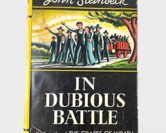 1936 In Dubious Battle By John Steinbeck Hardcover Book Published By The Modern Library New York W/ Dust Jacket
