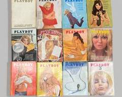 Vintage 1969 Playboy Entertainment Adult Magazine Complete Calendar Year
