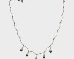 Fine Carolyn Pollack Sterling Silver Turquoise Drop Dangle Statement Necklace 16
