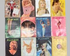 Vintage 1965 Playboy Entertainment Adult Magazine Complete Calendar Year
