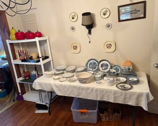 Currier & Ives dinnerware