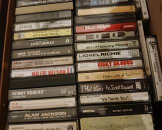 Variety of Vintage Cassette Tapes