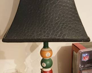 Pool Ball Table Lamp