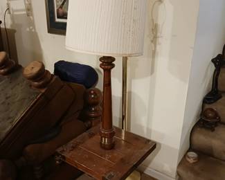 Solid Wood Lamp Table