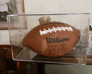 Wilson NFL Football in Display Case