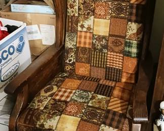 Vintage Patchwork Style Chair