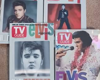 Elvis commemorative TV Guides, still like new