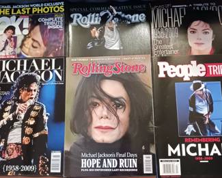 Collectible Michael Jackson Magazine Tributes