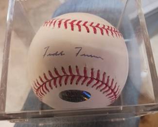 Freddy Freeman signed Baseball