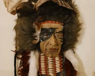 Native American Wall Sculpture