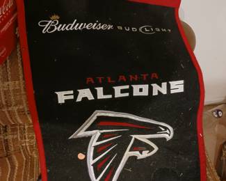 Falcons Felt Budweiser Banner