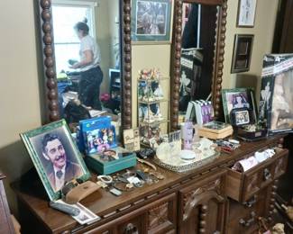 Double Mirrored Full Size Dresser