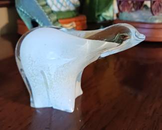 Swedish Blown Glass Polar Figure
