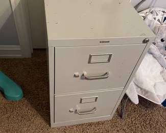Two drawer file cabinet 