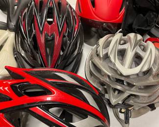 Misc bicycle helmets 