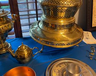 Turkish Brass and Copper Brasier