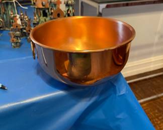 Copper bowl 