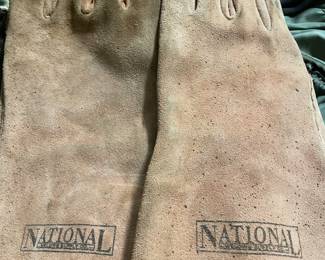 National leather work gloves 