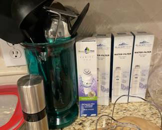 Refrigerator water filter refills