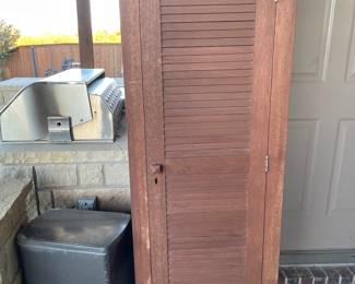 Home Styles Montego 24 X64.5 wood composite Eucalyptus freestanding utility cabinet