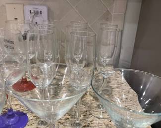 Martini glasses