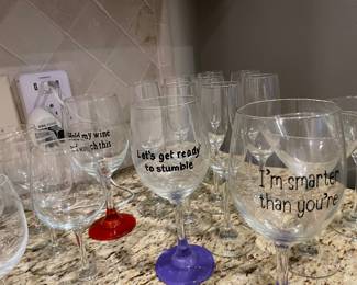 Wine glasses