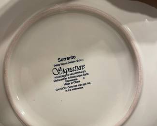 Signature Sorrento dish set
