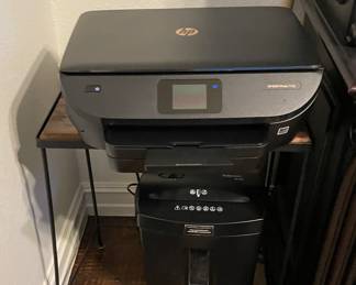 HP printer and shredder