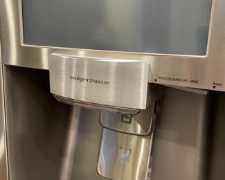 With ice and water in the door