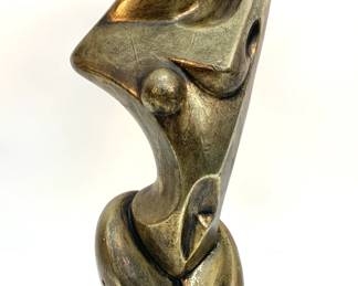 Lot # 23	$50.00	CUBIST MODERN ABSTRACT NUDE GILT TORSO SCULPTURE	Height 26 in, width 10 in, depth 6 in. Modernist nude sculpture in ceramic and fiber composite with gilding, some wear consistent with age. Unsigned.	Bid at Woodardlipe.com or call 314-899-0098 for more information.