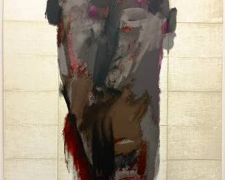 Lot # 110	$1,800.00	JAMES BROWN (UNITED STATES 1951-2020) THE MOROCCAN VI, 1993, SIGNED AND NUMBERED 12/75	Sight height 40.75 in width 32.35 in, Frame height 46 in, width 37.5 in. James Brown was an American-born painter active in Paris and Oaxaca, Mexico. He was most well known in the 1980s for his rough painterly semi-figurative paintings, bearing affinities to Jean-Michel Basquiat and East Village painting of the time, but with influences from primitive art and classical Western modernism. This is a twelve color silkscreen lithograph signed by artist and numbered 12/75.	Bid at Woodardlipe.com or call 314-899-0098 for more information.