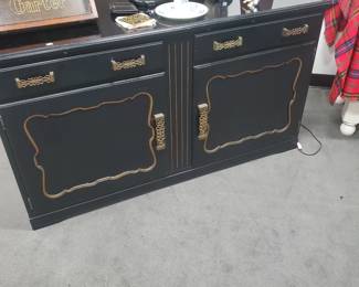 Black sideboard