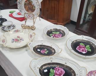 Selection of German porcelain