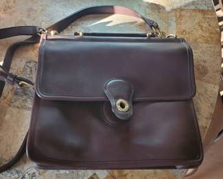 Cross-body Coach purse