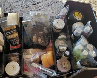 Various makeup items