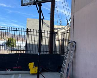 Spalding Basket Ball set up.
