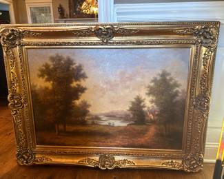 Large beautiful framed 
44” wide 
34” tall
$299