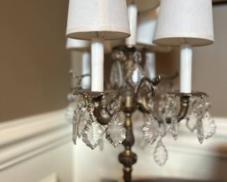 All the original crystals ! Marble base 
$179 