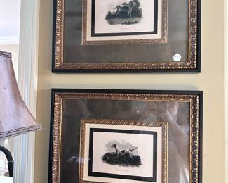 Set of 4 framed & matted dog prints 
$159