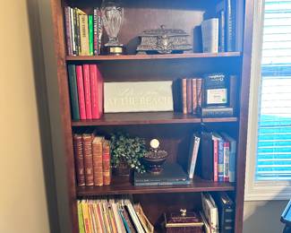 Wood bookcase 
6ft x3 ft wide
$85