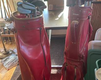 Vintage golf clubs