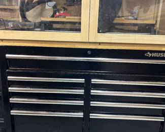 Cnc machine mounted on Husky tool box