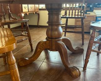 Homemade dining room table