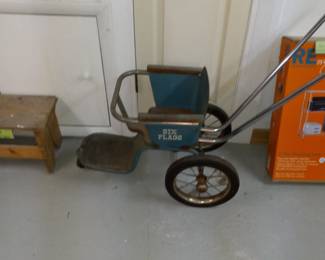 Items Located In The Lower Level ~ Vintage Six Flags Amusement Park Baby Stroller