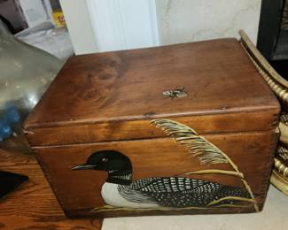 painted duck box