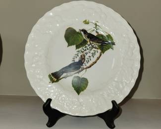set of 6 Audubon bird plates
