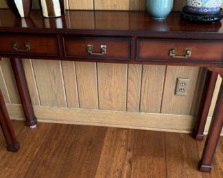 Cherry Library Table. 32"h x 48"w x 14"d