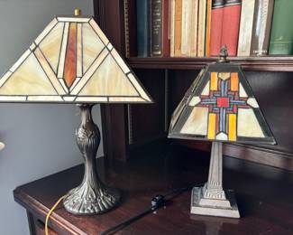 Leaded Glass Table and Accent Lamps