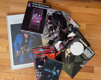 Stevie Ray Vaughn Memorabilia  - Books- Music - Poster